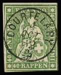 1855-90 Kleine Auswahl gestempelte Marken in sehr guter