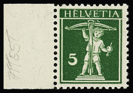 1910-80 Sammlung Abarten in einen kl. Steckbuch mit