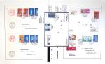 1940 Bundesfeierblock, Spezialsammlung mit 28 Briefe