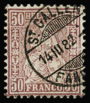 1821-1995 ST.GALLEN : Kl. Spezialsammlung auf Albumblättern