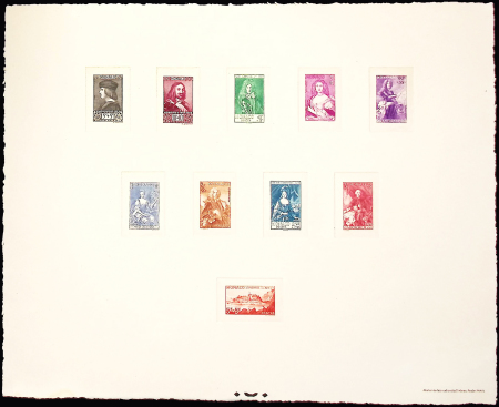 N°185/194 Série Princes et Princesses de Monaco en