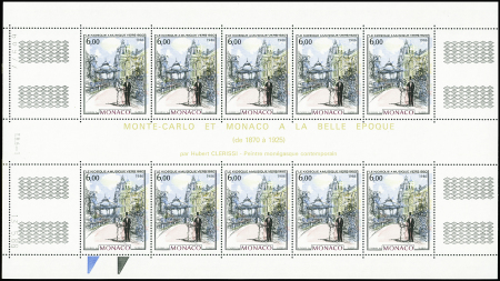 N°1543 Monaco à la belle époque, 6f kiosque à musique,