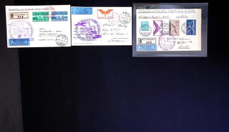 ca1913-50 Los von 58 Flugpostbriefe in sehr guter Erhaltung,