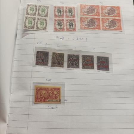 Sympathique ensemble des colonies françaises dont collection