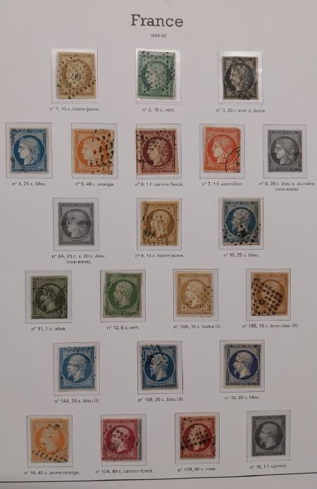 1849-2006, Deux collection de France principalement