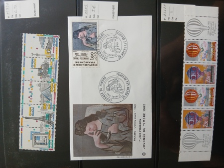 1860-1920, Collection d'entiers postaux, en 4 volumes,