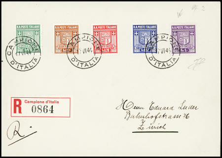 0,05Fr. to 1Fr., perf. 11 1/2, the complete set