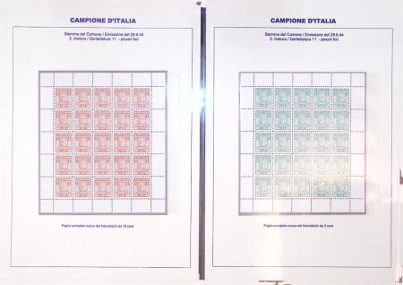 0,05Fr. to 1Fr., perf. 11, the complete set in never