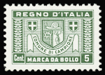 1944 Fiscals "Marca da Bollo", set of four values,