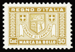 1944 Fiscals "Marca da Bollo", set of four values,