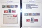 FRANKINGS:  Selection of 16 covers mounted on 15 exhibition