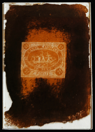 CANAL DE SUEZ 1868 N°1 canal de SUEZ, cliché d'impression