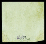 N°12b 5c vert foncé, bdf, neuf *, TB. Signé Calves