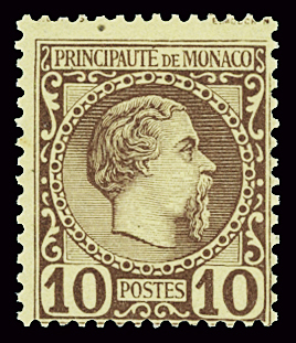 N°4 10c lilas-brun sur jaune, neuf  **, très frais,