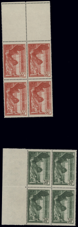 N°354/355 en bloc de 4 bord de feuille neuf **, TTB