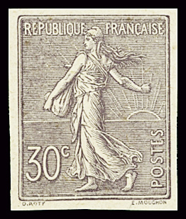 N°133c Semeuse 30c lilas, ND, neuf sans gomme,  TTB