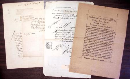 1799-1815, Excellent lot d'autographes, principalement