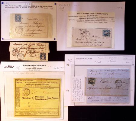1854-1863, Joli groupe de plus de 80 lettres diverses,