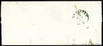 N°13+2n°14 sur lettre, obl. pc 711 Champagne en Valmoray,