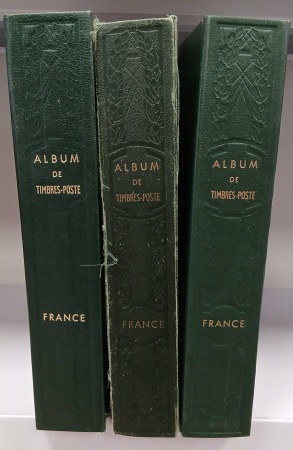 1849-2005, Collection de Franc en 3 volumes YT, avec