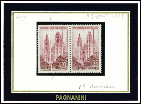 N°1129 Cathédrale de Rouen en paire avec un très joli