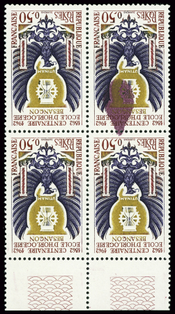 N°1342 Ecole d'horlogerie Besançon, impressionnante