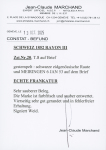 Type 8 ringsum sehr gut gerandet, entwertet Meiringener