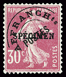 PREOBLITERES N°59-CI 1 30c rose, neuf **, TTB