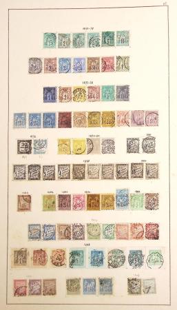 1849-1920, Belle collection monté sur des grandes pages