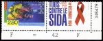 N°2916 2f80 lutte contre le SIDA, variété piquage à
