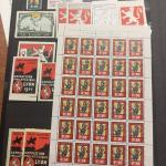 1823-1992, Collection d'enveloppes, vignettes, Premier