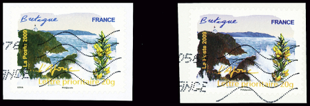 AUTOADHESIF N°297 Bretagne, variété vert au lieu de