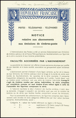 4 brochures de 3 pages imprimées par Oberthur pour