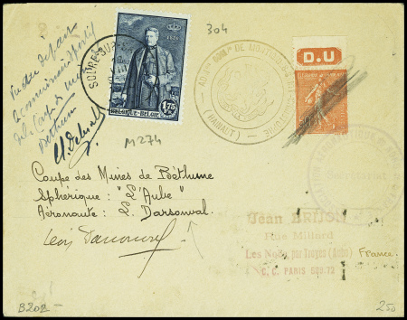 18.8.1930 Coupe des mines de Béthune (ballon sphér