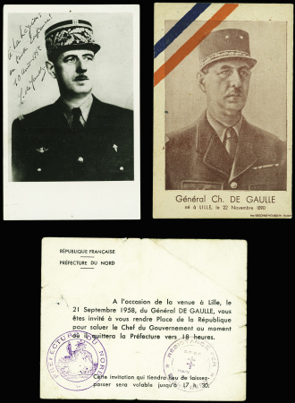 Thème de Gaulle : 4 docs dont laissez passer pour 