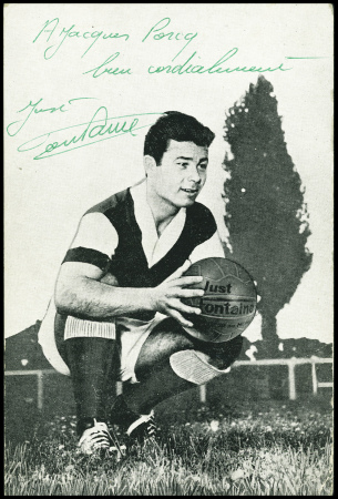 Carte postale représentant Just Fontaine (Héros de