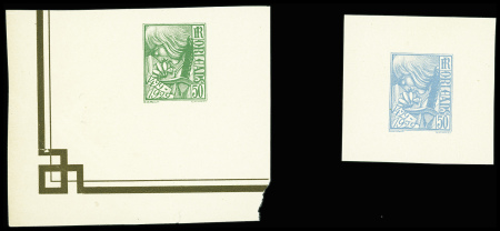 Jeanne d'Arc 1929. 2 projets de Dumoulin à 50c en