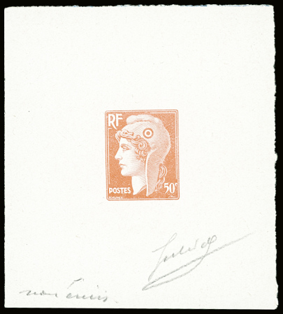 Marianne avec bonnet phrygien, projet de Munier 50