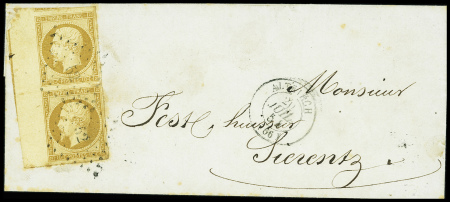 N°13 en paire verticale, grand BDF à gauche obl PC