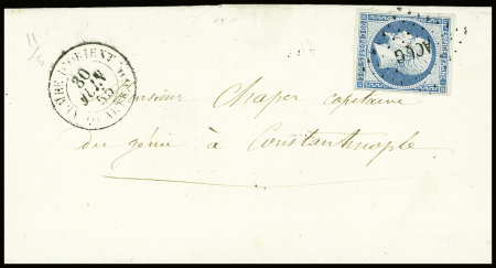 N°14 obl losange de points "AOQG" + CAD "Armée d'o