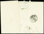 N°15 25c bleu, obl PC 1531 + T15 Huningue (1854) s