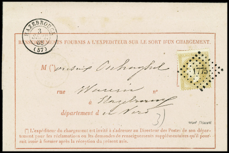 N°28 OBL PC du GC 1775 + T15 "Hazebrouck (57)" (18