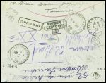 17.4.39 Tananarive - Paris. Lettre avec cachet rec