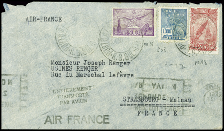 25/26 mars 1935. 14ème traversée retrour du Santos