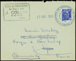 2 lettres de la Grève des postes d'aout 1953 : n°8