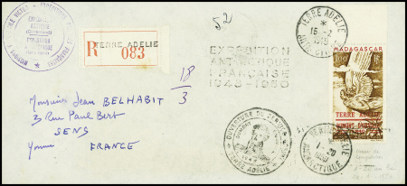 TAAF PA n°1 obl CAD "Terre Adélie Antarctique" (15