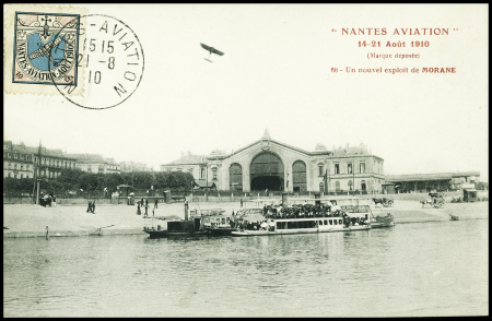 10 plis avant 1914 dont 9 avec vignettes : Nantes 