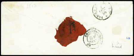 N°14 obl losange de points "AOGI" + CAD "Armée d'O