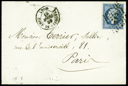 2 lettres : n°14 obl losange de points "CDS" + CAD