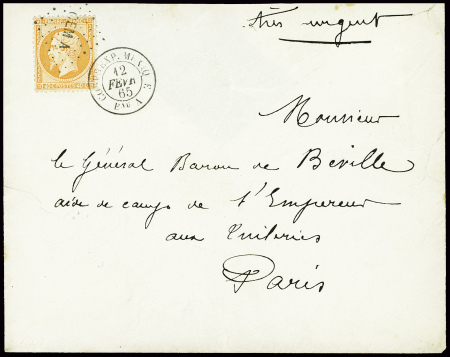 N°23 obl losange de points "CEMA" + CAD "Corps exp